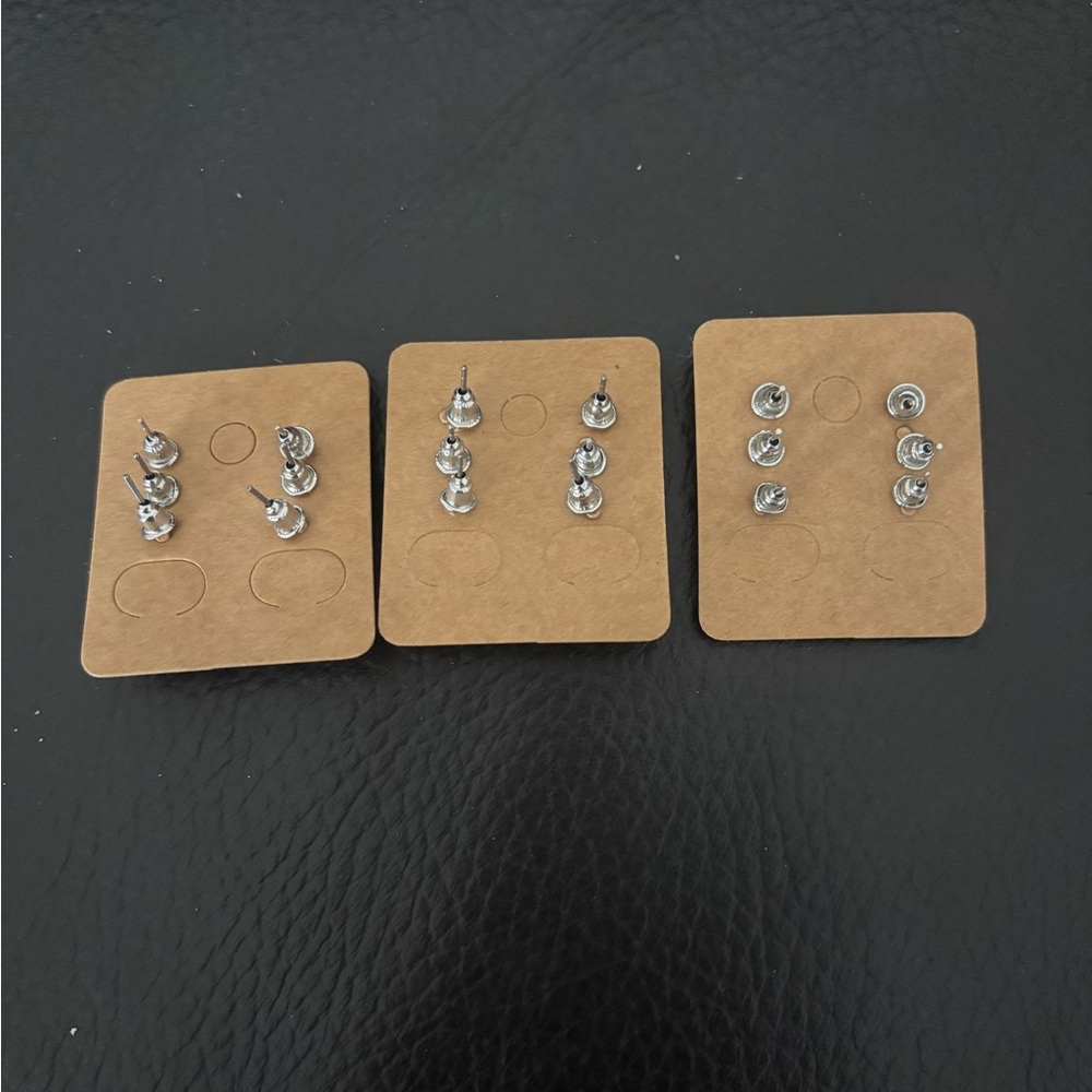 Stud Earring Set (9 Pairs) - Picture 4 of 4